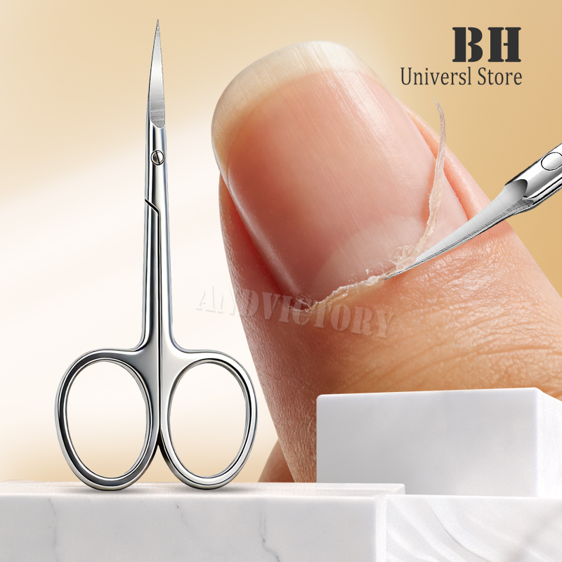 Men'S Grooming Tips - 1Pcs Cuticle Scissors Nipper Curved Stainless