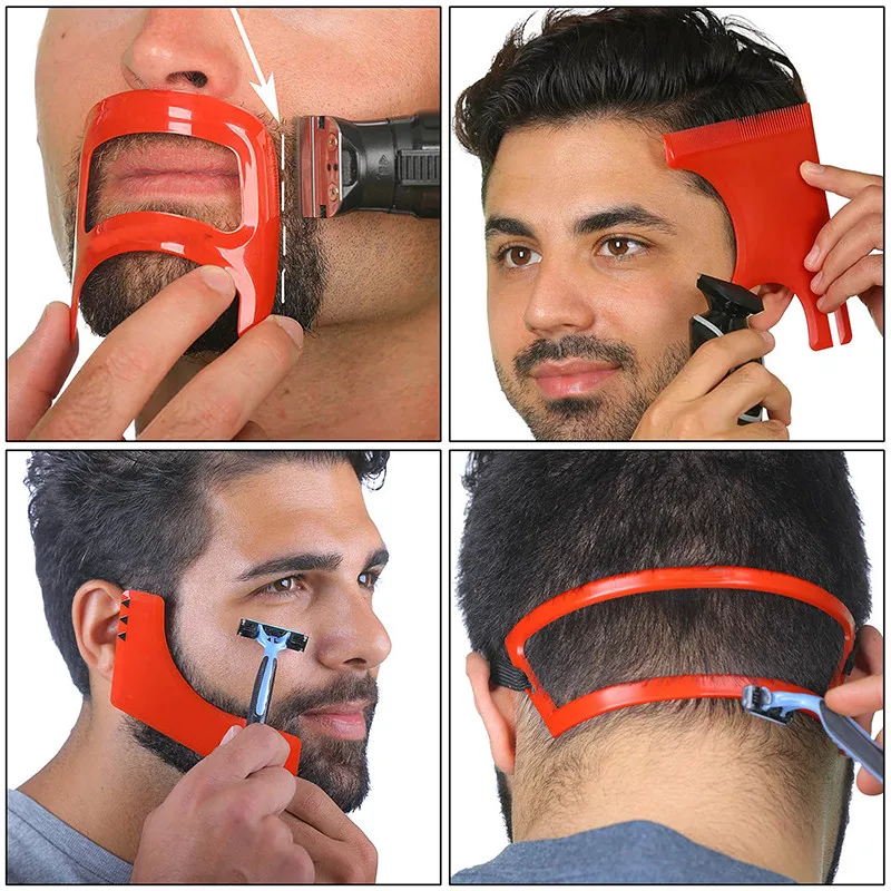 2/4Pcs Men's Beard Combs Hair  - Men'S Grooming Salon 评论和价格