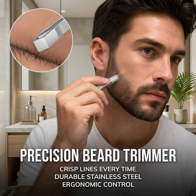 1pc Professional Stainless Ste - Men'S Grooming Tips 评论和价格