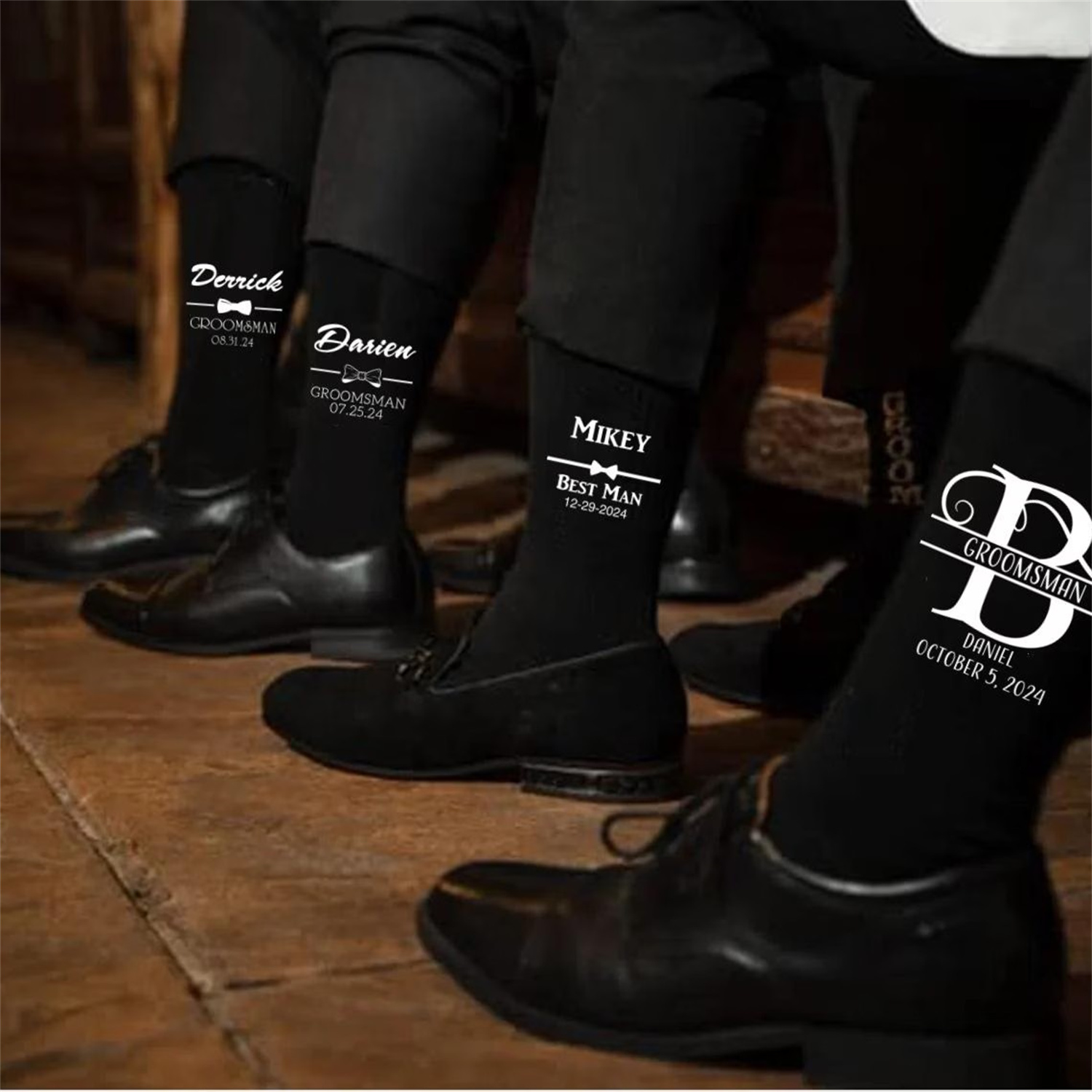 Groomsman Gift Socks, Wedding  - Men'S Grooming For Engagement 评论和价格