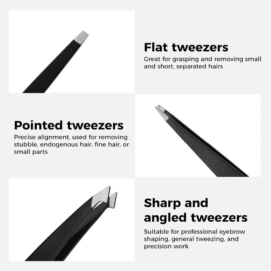 Stainless Steel Eyebrow Tweeze - Men'S Grooming Tips 评论和价格