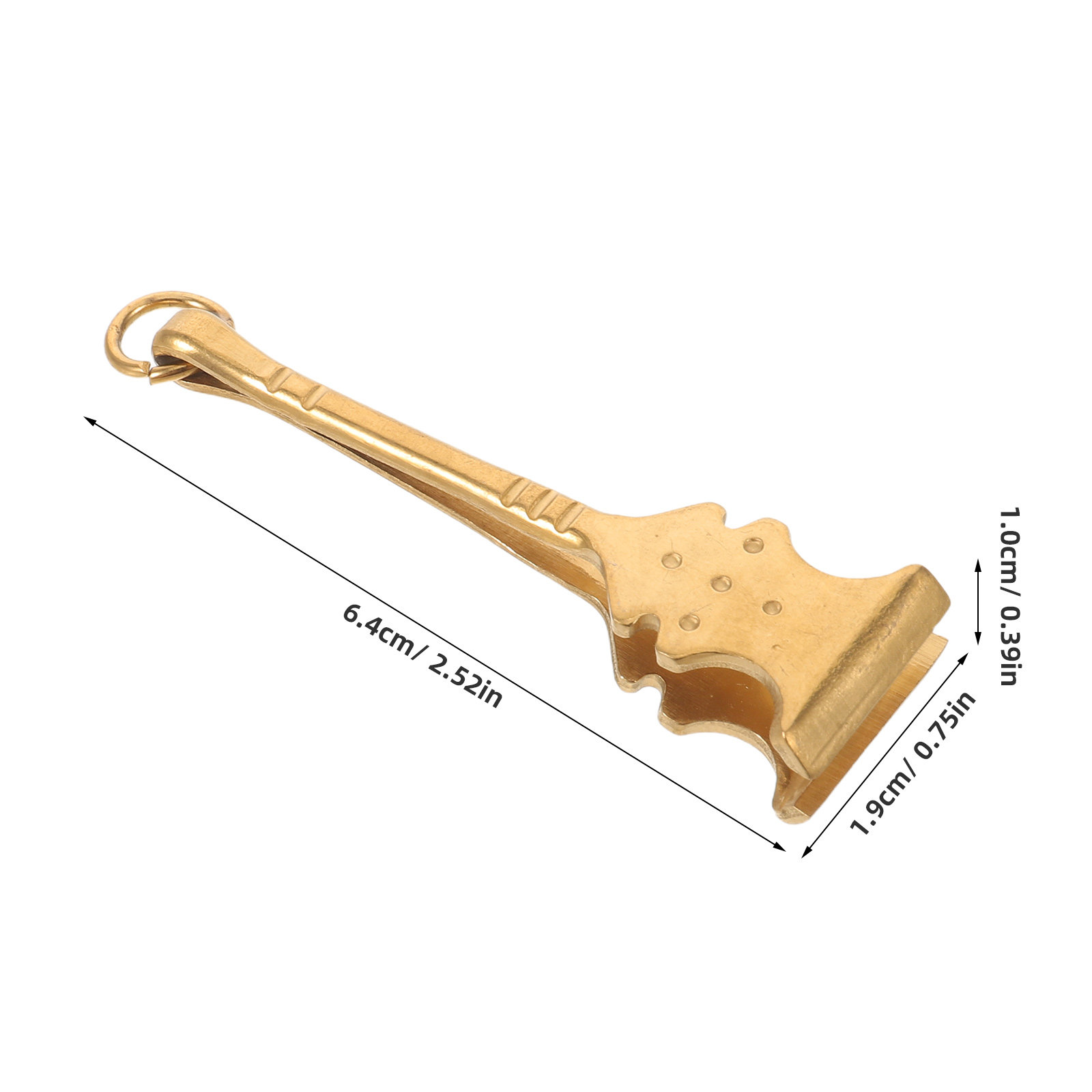 Wide Tip Gold Guitar Shaped St - Men'S Grooming Tips 评论和价格