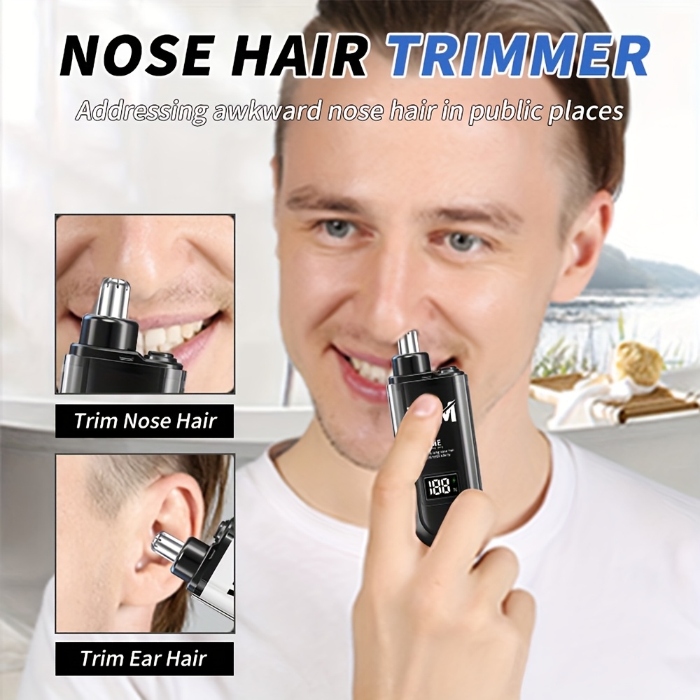 Portable Mini Nose Hair Trimme - Men'S Grooming Salon 评论和价格