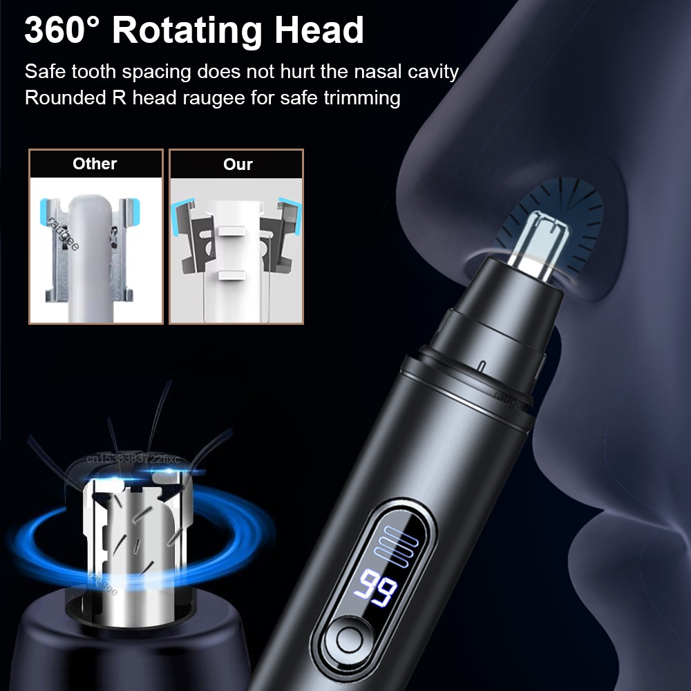 Mini Nose Hair Trimmer Recharg - Men'S Grooming Salon 评论和价格
