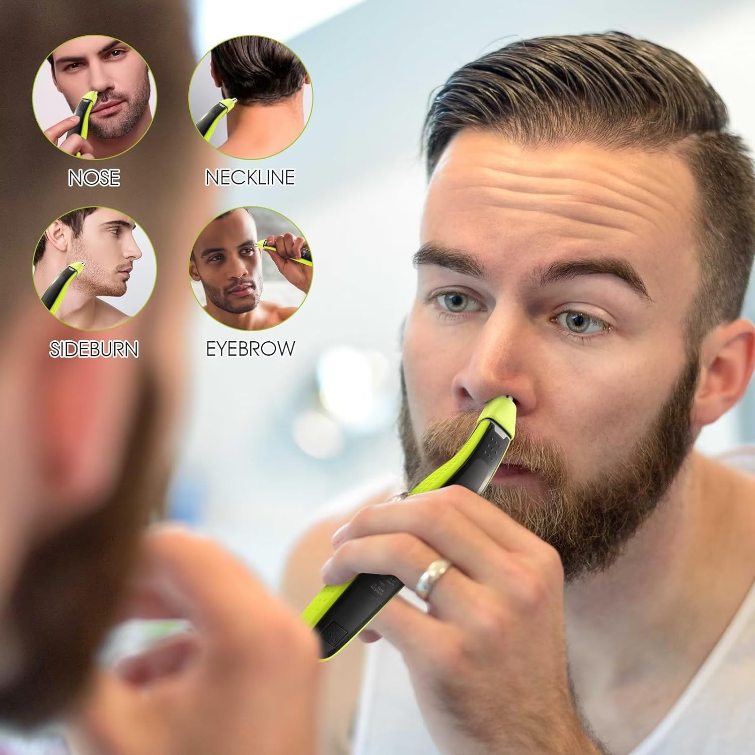 YUKU Nose Hair Trimmer Replace - Men'S Grooming Salon 评论和价格