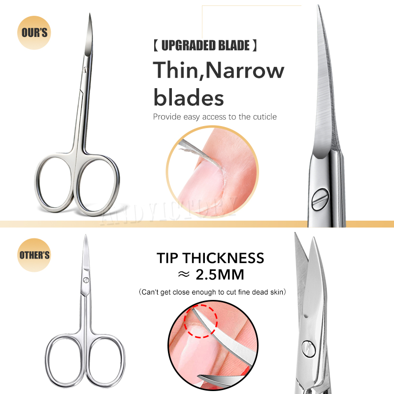 1Pcs Cuticle Scissors Nipper C - Men'S Grooming Tips 评论和价格