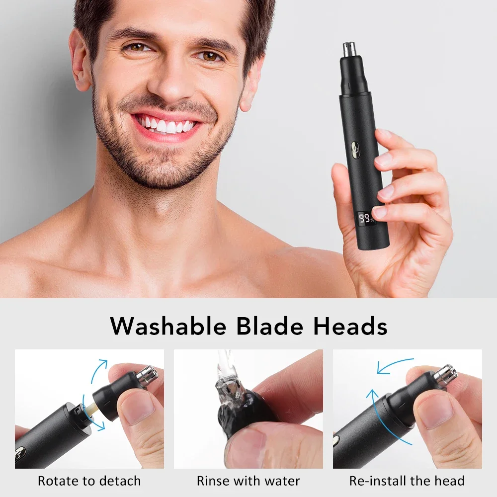 Nose Hair Trimmer for Men 3 in - Mens Grooming Box 评论和价格