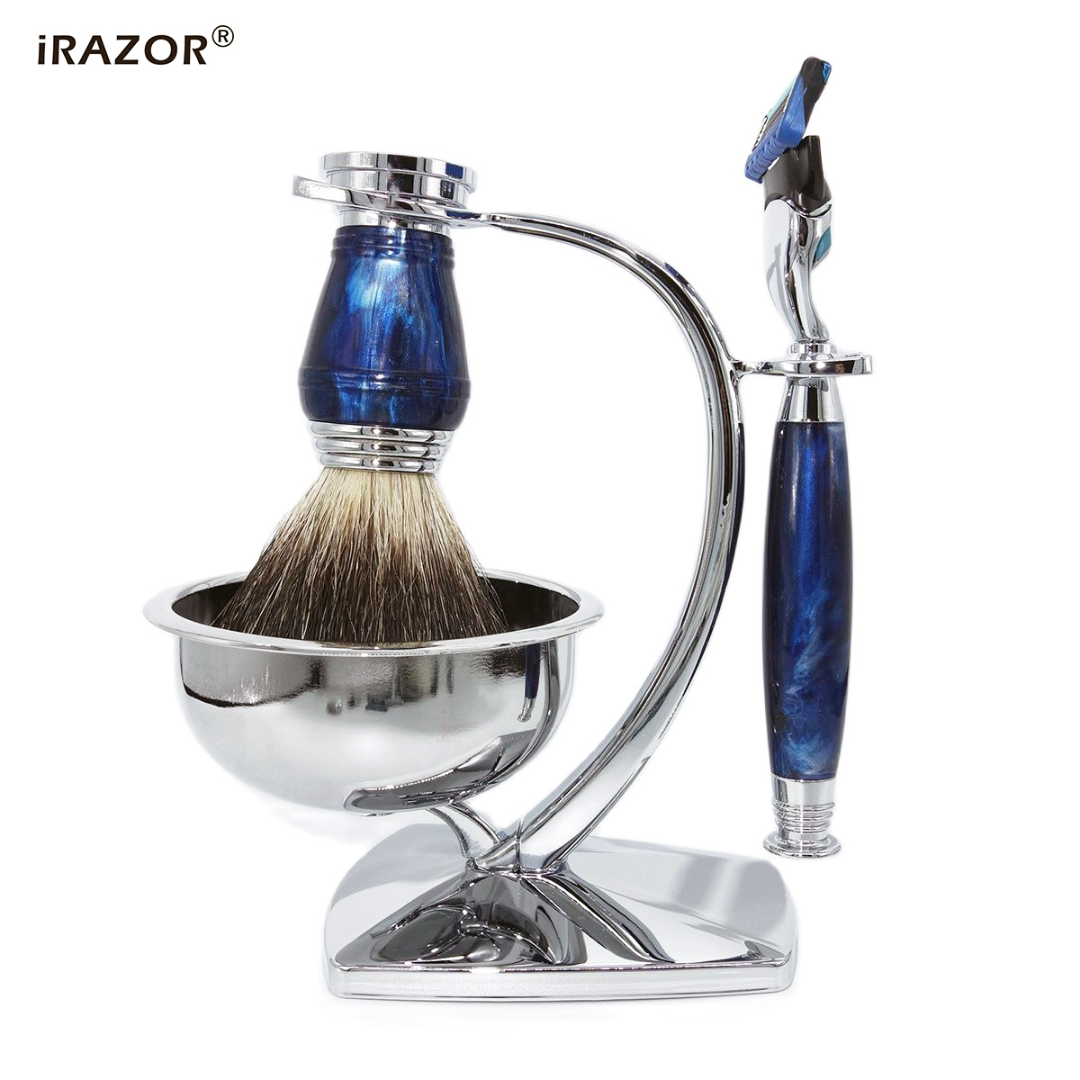 iRAZOR Royal Blue Luxury Men's - Mens Grooming Kit Luxury 评论和价格