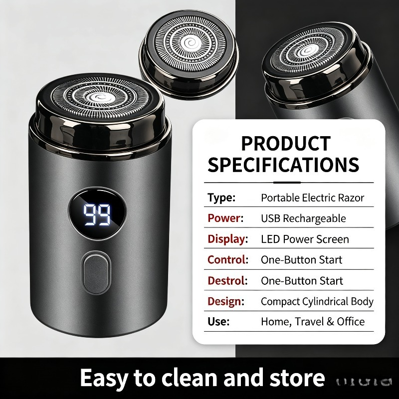 USB Rechargeable Waterproof El - Mens Grooming Box 评论和价格