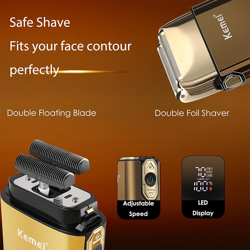 Kemei KM-TX10 T9 Hair Trimmer  - Mens Grooming Box 评论和价格