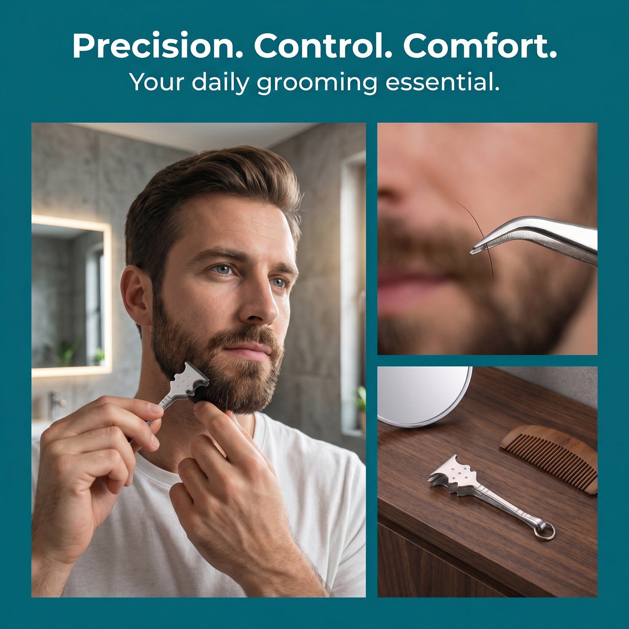 Guitar Shaped Stainless Steel  - Men'S Grooming Tips 评论和价格