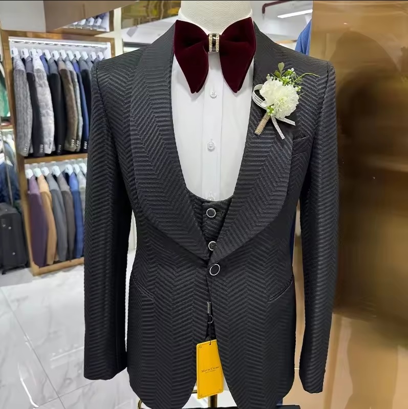 Men's Suits 3 Pieces Cotton He - Men'S Grooming For Engagement 评论和价格